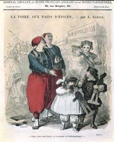 La Fiera del Pan di Zenzero, c.1860 da Alfred Grevin